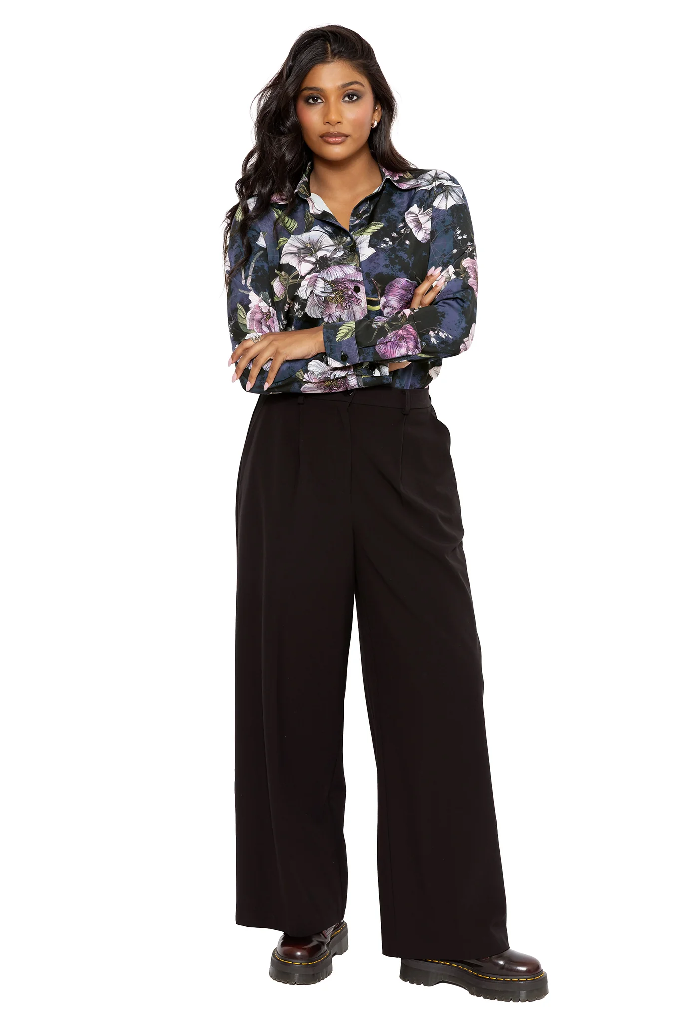 Blooming Watch Long Sleeve Button Through Shirt - Image 3