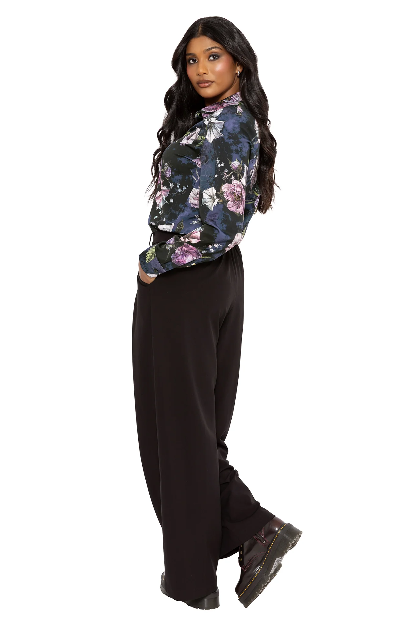 Blooming Watch Long Sleeve Button Through Shirt - Image 7