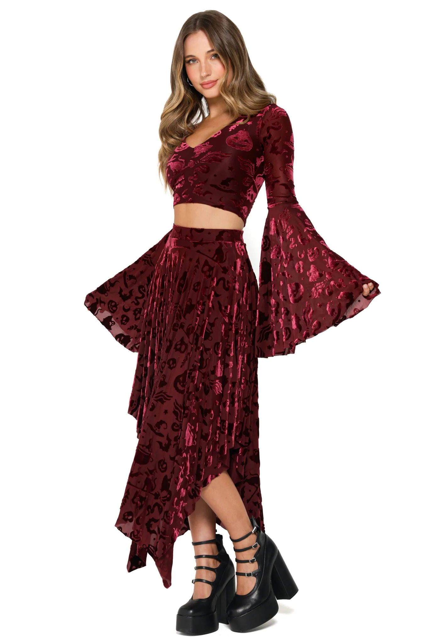 Burned Velvet Witch Spectre Top - Image 6