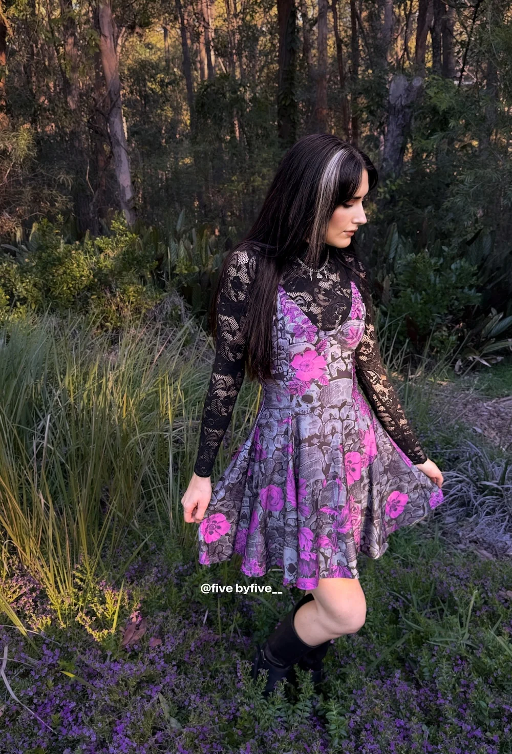 Catacomb Carnation Mini Strappy Dress - Image 8