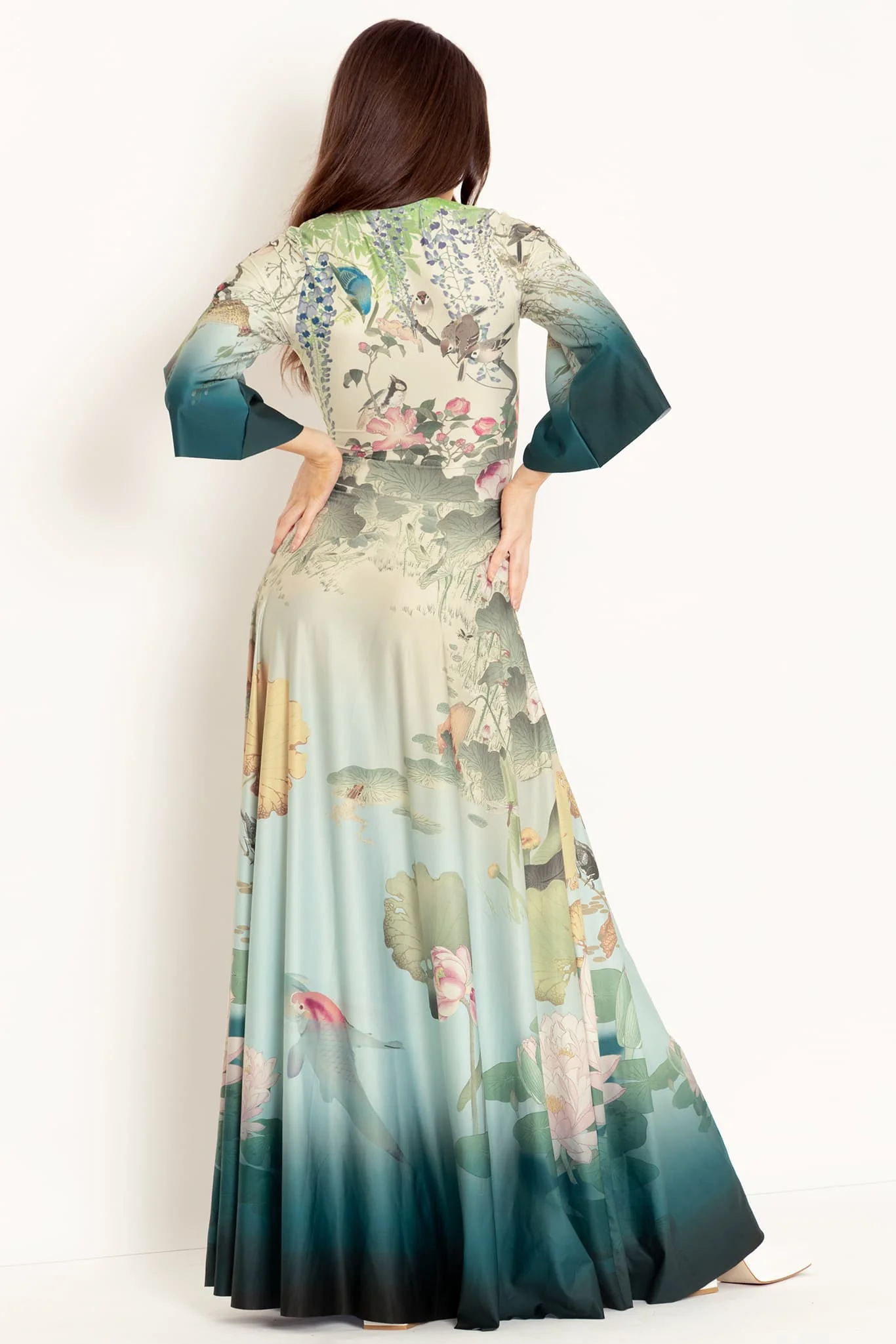 Don't Be Koi Wide Sleeve Maxi Dress - Image 4