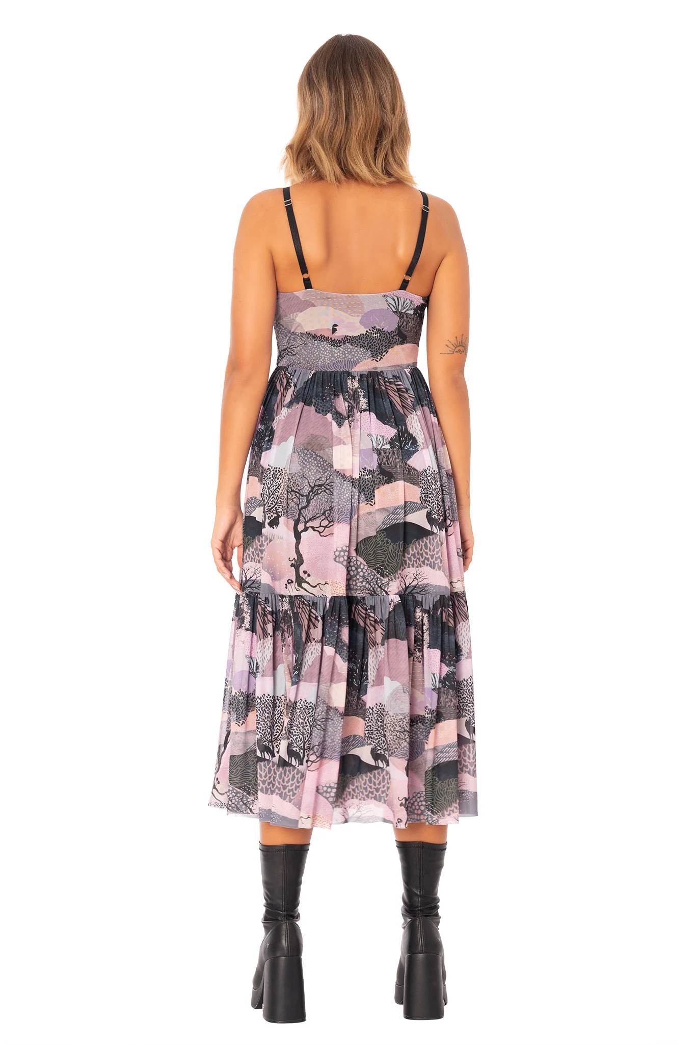 Edge of Night Sheer Midaxi Dress - Image 4