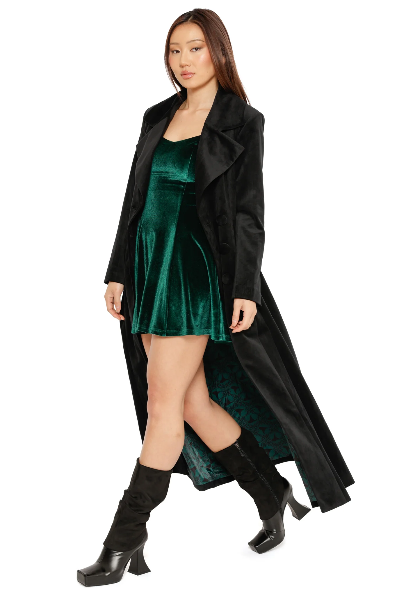 Hexed Trench Coat
