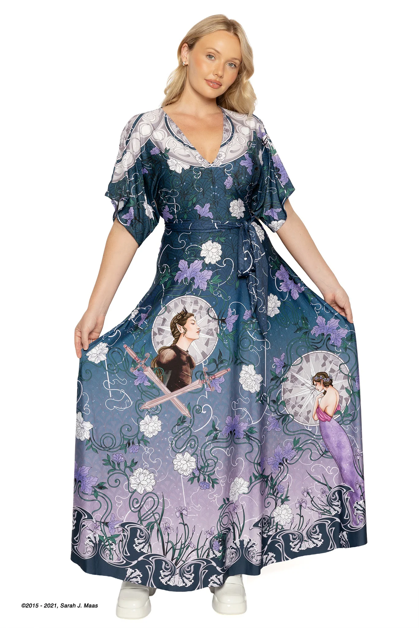 House of Archeron Kimono Maxi Dress - Image 4