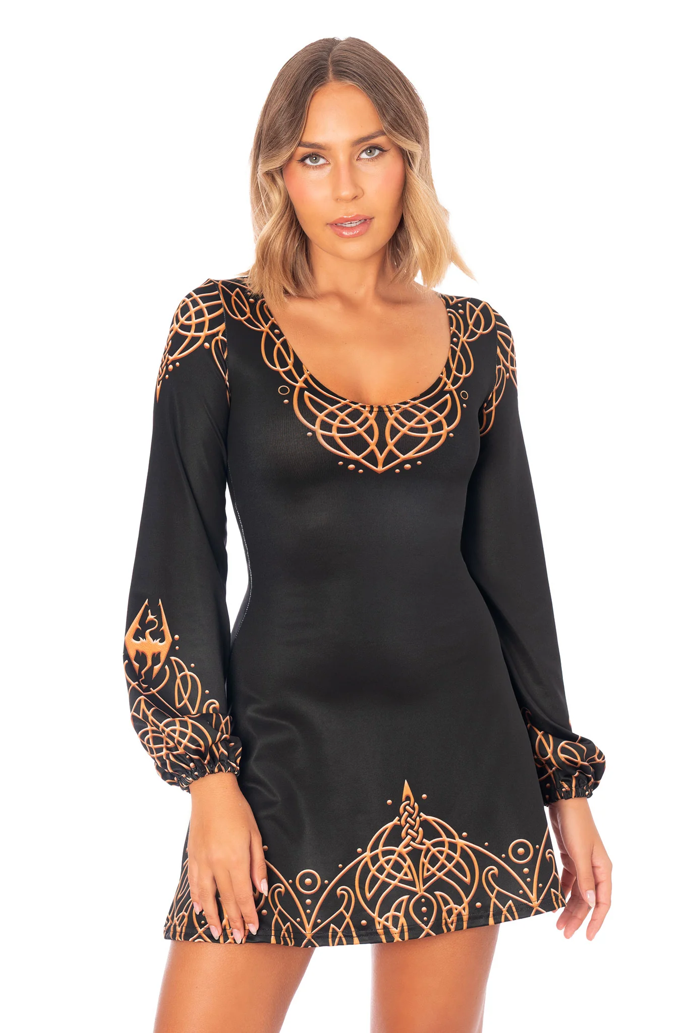 Imperial Elegance Bell Dress - Image 3