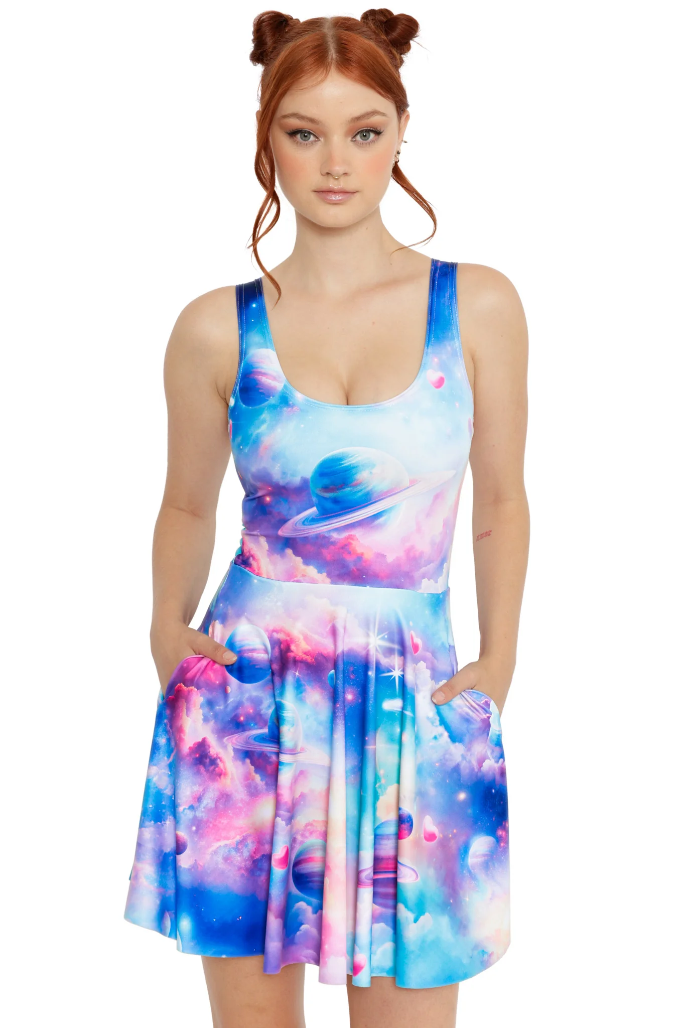 Make My StarBurst Scoop Skater Dress