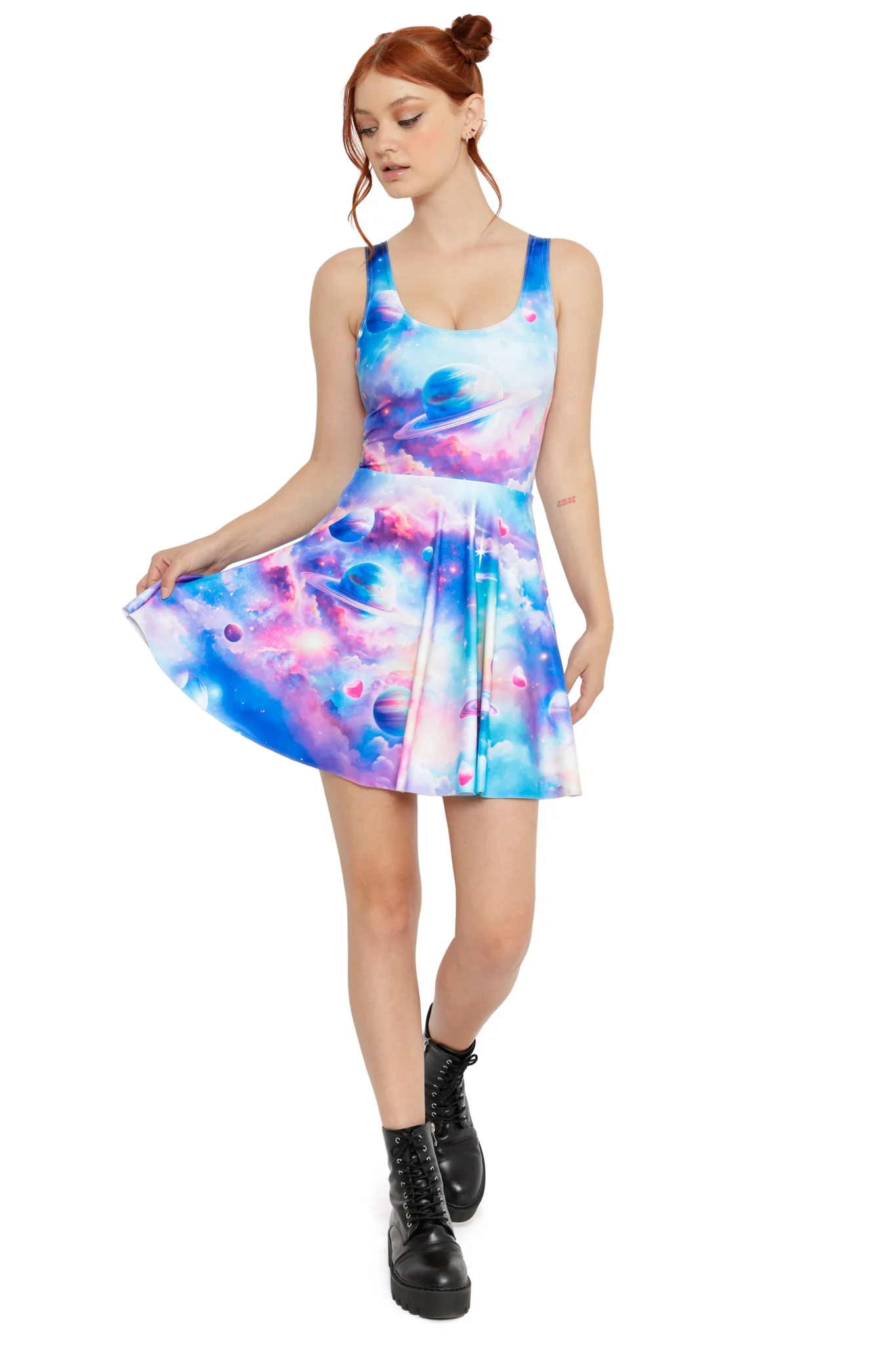 Make My StarBurst Scoop Skater Dress - Image 5