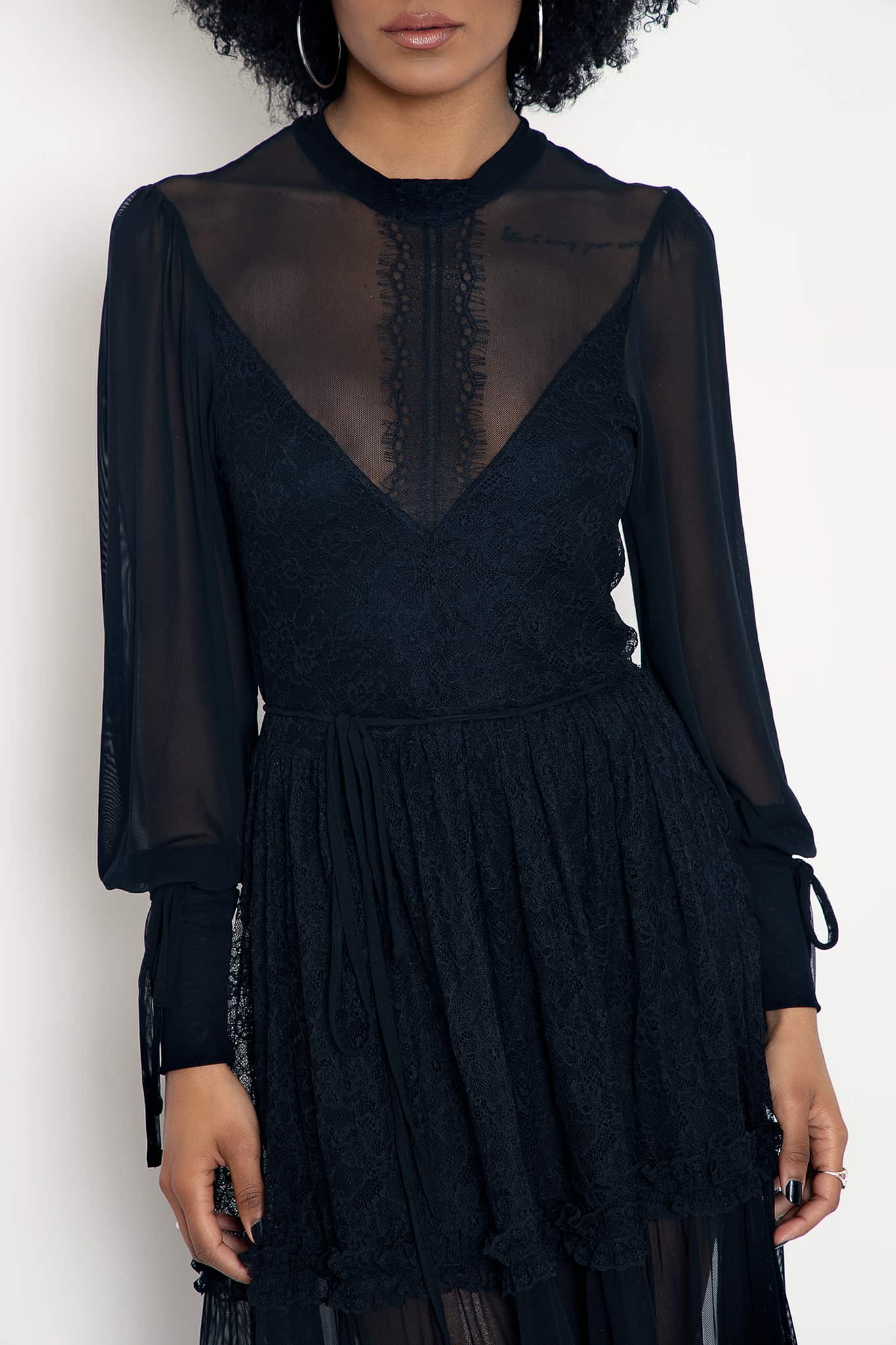 Midnight Ritual Sheer Maxi Dress - Image 6