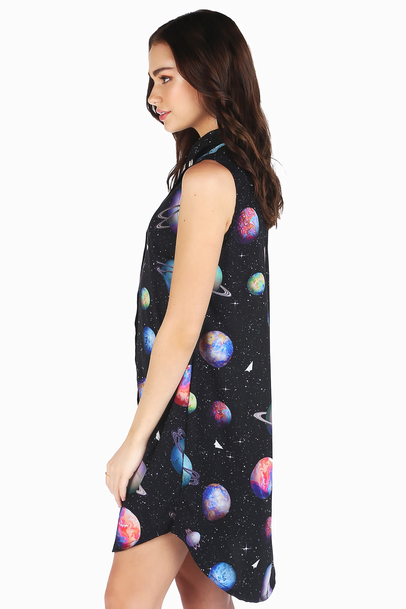 Paper Universe Business Time Shirt Dress - Image 4