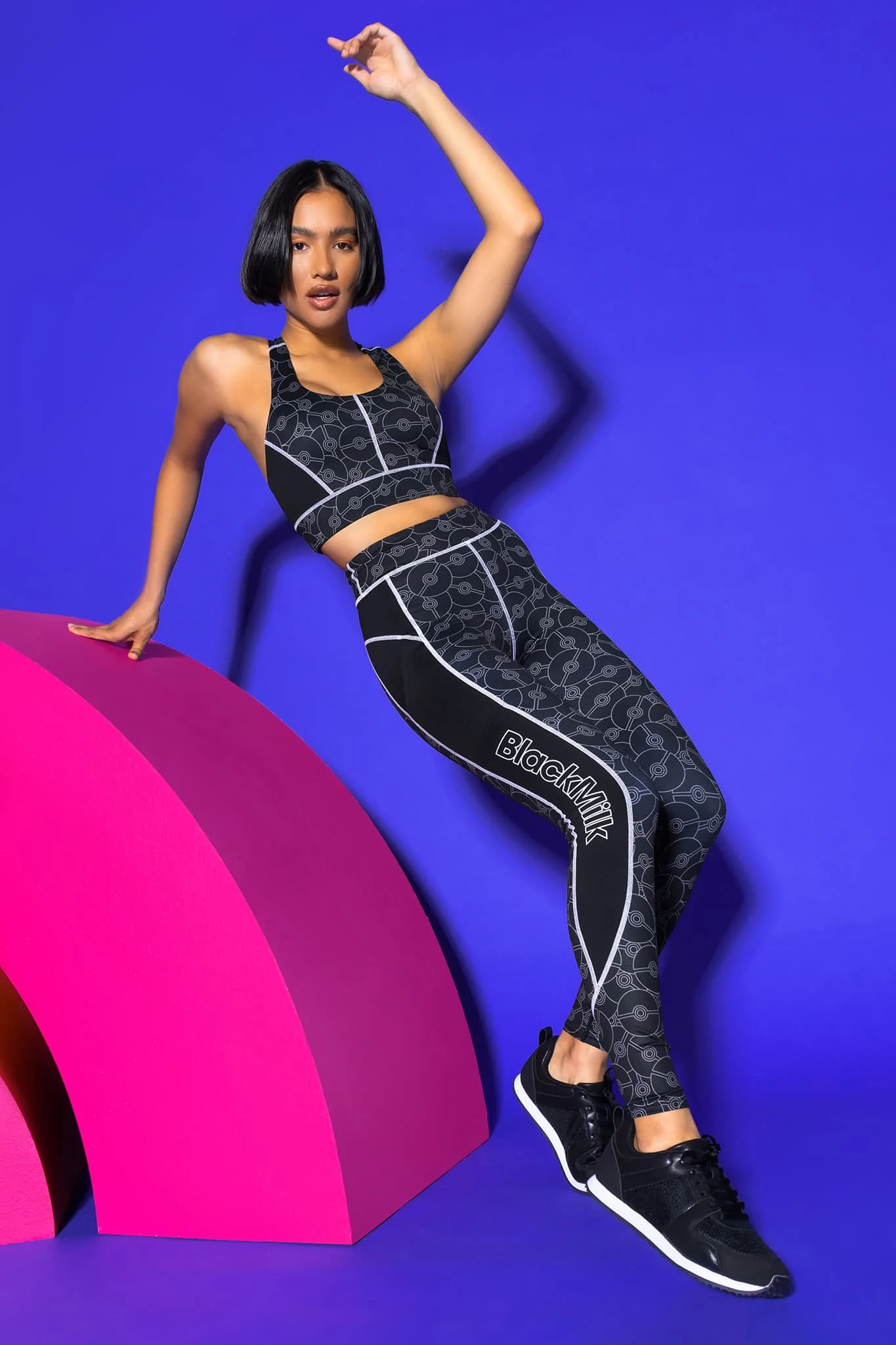 Poké Ball Mono High Waisted Ninja Pants