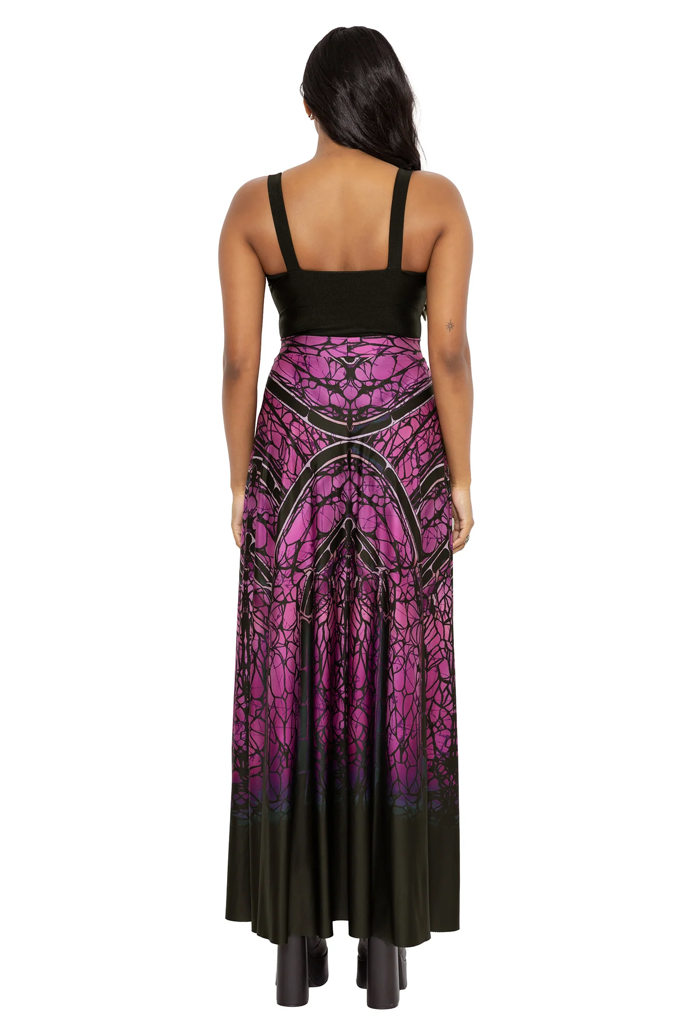 Preyer Plum Maxi Skirt - Image 4